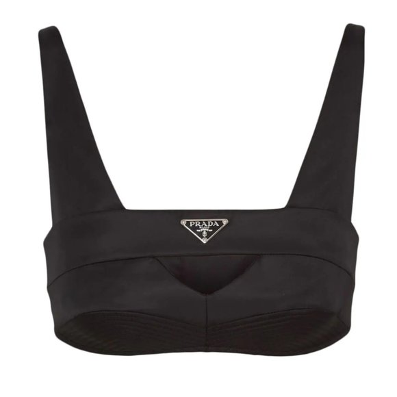 Prada Other - Prada Triangle-Logo Bralette